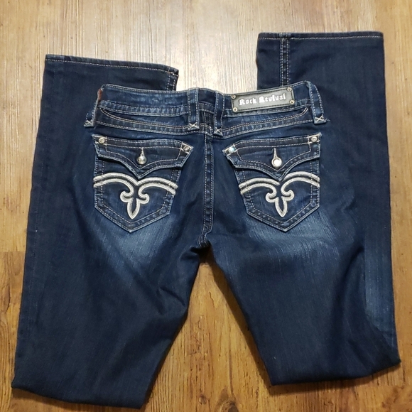 Rock revival elena boot cut crystal bling jeans - Picture 1 of 7